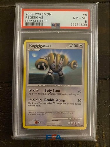Regigigas graded PSA 8 for sale on eBay