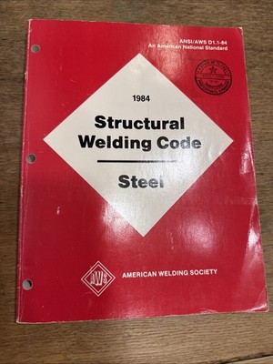 AWS D1.1-94 Structural Welding Code: Steel - CLEAN & VERY GOOD