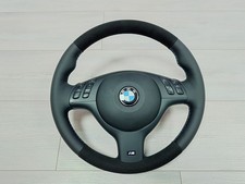 NEUER BEZUG BMW E46 Sportlenkrad M M3 Lenkrad Lederlenkrad Multifunktion Spange