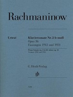 Sergej Rachmaninow Klaviersonate Nr. 2 B-Moll Opus 36