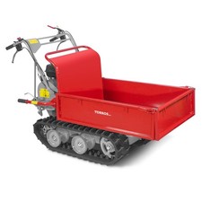 Brouette à moteur thermique à chenilles benne plateau MRP300