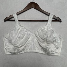 Vintage Playtex 18 Hour Bra Wireless Comfort Strap 42714 Floral Size 44DDD 90s