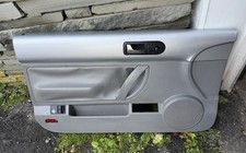 03-10 Volkswagen Beetle Convertible Silver Door Panel Drivers Left Side Oem