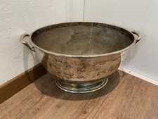 Sia Collection Große Dekoschale Champagnerkühler Vintage Deko Metall