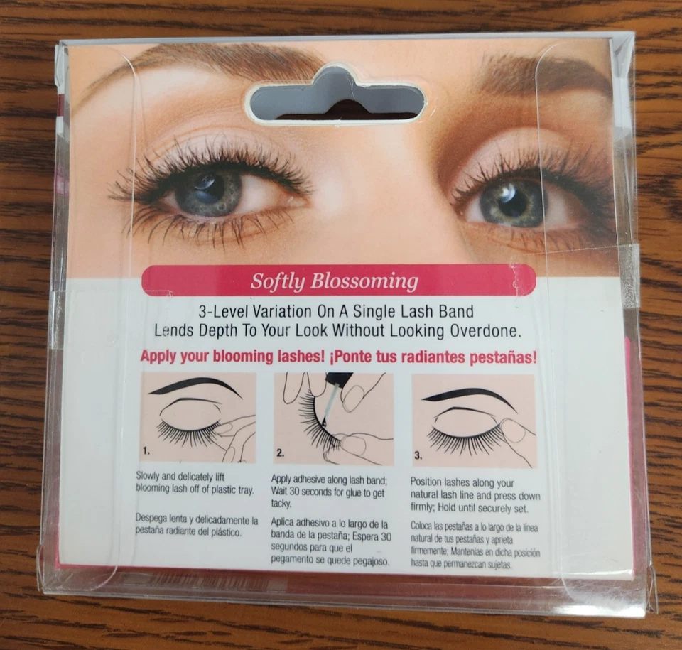 3 PIEZAS NUEVO EN CAJA 64821/KBH02 DAISY KISS PESTAÑAS POSTIZAS FLORECIENTES FLORECIENTES NATURAL Foto 3 de 4