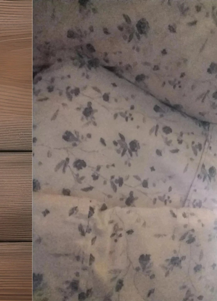 Juego de 4 esquinas elásticas 100 % algodón Threshold azul y blanco floral king calidad  Foto 4 de 4