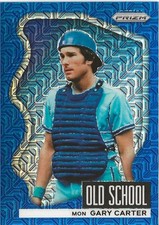 2022 Panini Prizm Gary Carter Blue Prizm 086/199 New York Mets