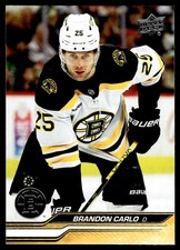 2023-24 Upper Deck Brandon Carlo Boston Bruins #513