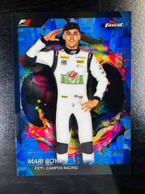 2024 Mari Boya Rare Blue Refractor 38/99 Topps Finest #254 F1