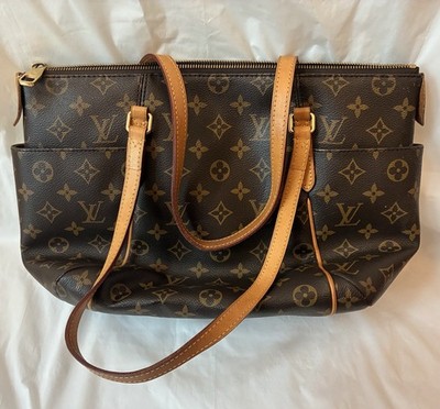 Louis Vuitton Totally MM Tote Bag DU4175 Monogram Canvas Brown 2015 Womens