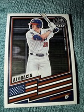 2026 Panini Stars & Stripes #127 AJ Gracia Collegiate National Team USA Baseball