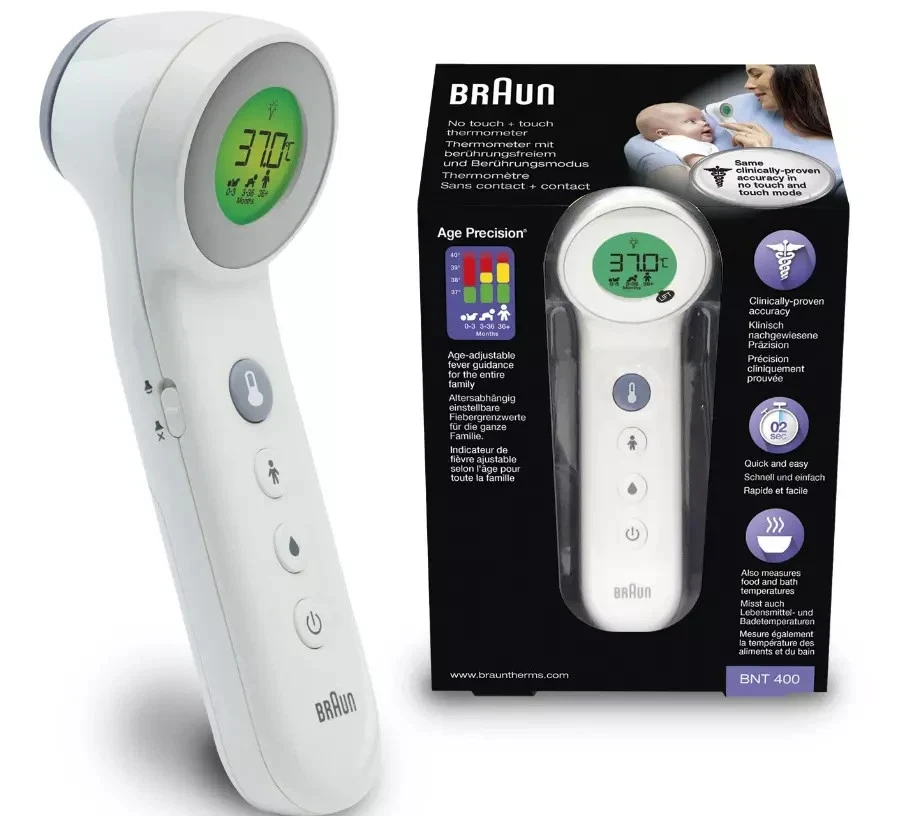 BNT400 Braun No Touch Thermometer with Age Precision *BRAND NEW*