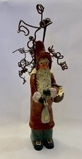 Woodland Santa Folk Art Figurine