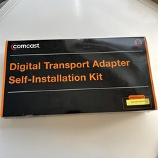 Comcast Self Installation Kit Digital Transport Adapter Cable TV remote zafs