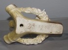 Rare Czech Pottery Bird on Garland Wall Pocket Czechoslovakia Red Dime Mark — photo 9