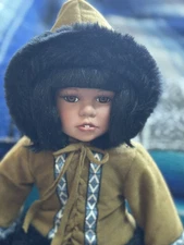 Brittany - Rana - Hand-painted porcelain 18” Tall Doll - #N2112R