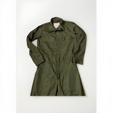 US Military Coverall Men's 38R Green Utility Poly Cotton Workwear Jumpsuit USGI