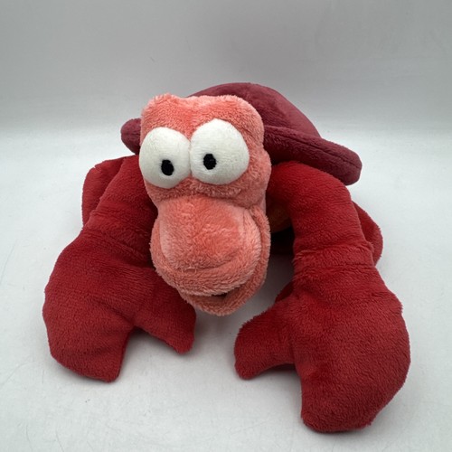 Disney Store Little Mermaid Sebastian 9" Crab Plush Stuffed Animal NWOT