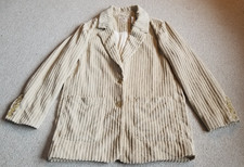 NWT 168 Womens Jacket-WE THE FREE-FREE PEOPLE-beige 'Everly Corduroy Blazer'-S