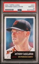 2021 Topps Living Set # 457 ANTHONY DeSCLAFANI SF Giants GEM MINT PSA 10