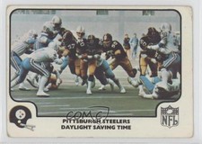1977 Fleer Teams in Action Pittsburgh Steelers Team (Daylight Saving Time) 1u9