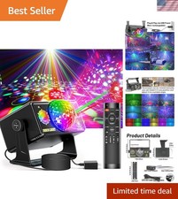 Party Lights, DJ Disco Light Disco Ball Light Sound Activated Strobe Stage Li...