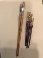 Artist Paint Brushes - Lot Of 7 Loew-Cornell Unused
