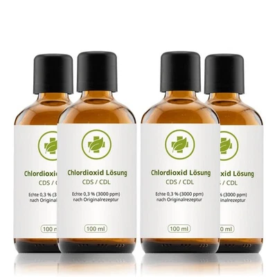 VITALUNDFITMIT100 GMBH, SIEMENSSTR. 10, 41363 JÜCHEN CDL/CDS Lösung - ECHTE 0,3% nach Originalrezeptur, 100 ml in Flaschen 3+1 gratis