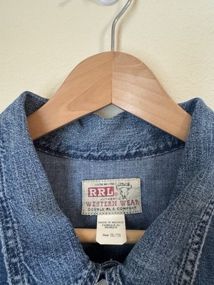 RRL Double RL Ralph Lauren Sawtooth Western Denim Trucker Jacket