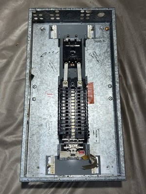 Square D Main Breaker Panel 225A 240V 21-30 Circuits Metal Gray
