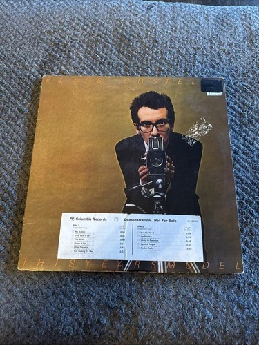 Vintage Vinyl Record Elvis Costello This Years Model Promo Demo Promotional 1978