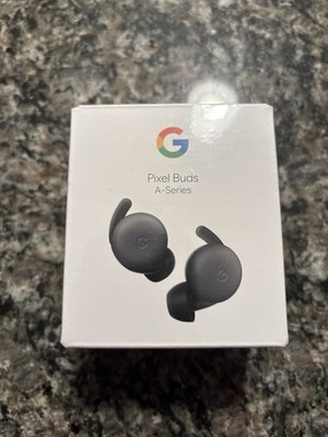 New Sealed Google Pixel Buds A-Series Charcoal True Wireless Earbuds GA04281