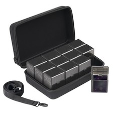 RHCOM Trading Card Case kit with 12 Deck Boxes for 2200 Cards Card Game Organize