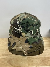 Vintage Camouflage Sherwin Williams Paint Hat SnapBack Cap