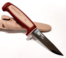MORA SWEDEN MORAKNIV DALA RED/ORSA SANDSTONE BASIC 511 CARBON STEEL KNIFE