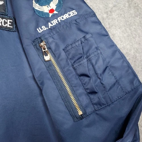 ASSTSERIES MILITARE Bomber Jacket 2XL US Air Force MA-1 Patches Grant Heights image 5