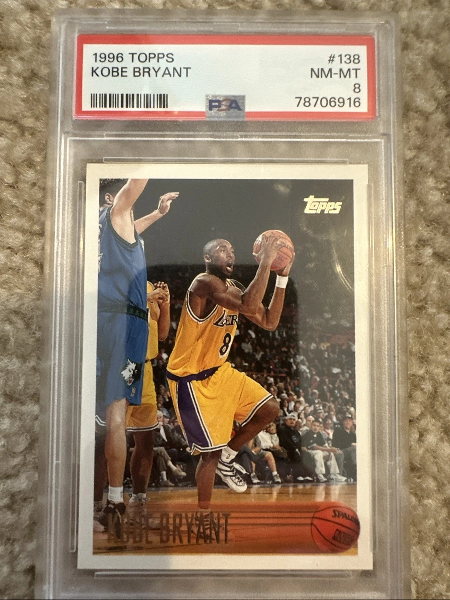 Kobe Bryant Basketball Grade 8 Rookie Sports Trading Cards