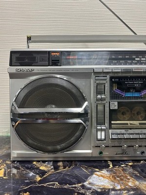 シャープGf-535ラジカセ SHARP GF-535 The Searcher XL Boombox 4 Speaker Cassette Radio