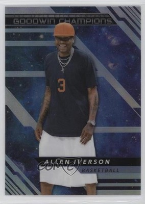 2022 Upper Deck Goodwin Champions Platinum Cosmic 6/199 Allen Iverson HOF 15r3