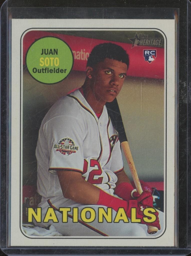 2018 Topps Heritage High JUAN SOTO #502 RC Rookie JA541