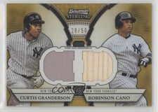 2011 Bowman Sterling Gold Refractor 28/50 Curtis Granderson Robinson Cano q9p