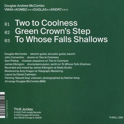 MCCOMBS, DOUGLAS AND - VMAK KOMBZ DUGLAS 6NDR7 NEW CD