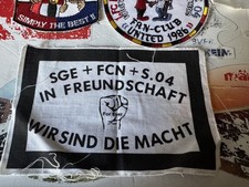 1 FC Nürnberg FCN Schalke 04 S04 Aufnäher Rapid Wien 1. FCN 