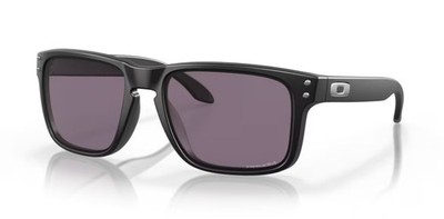 Oakley Holbrook 9102 E8 - Sunglasses - Schwarz Matt / Prizm Grau