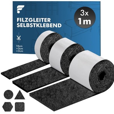 Self-Adhesive Felt Gliders, Felt Self-Adhesive Furniture Gliders - 4 mm