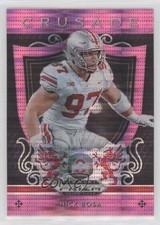 2019 Panini Prizm Draft Crusade Pink Pulsar Prizm Nick Bosa #1 7eo