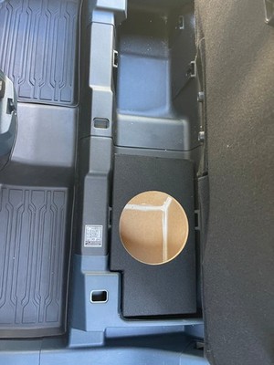 Ford Maverick Subwoofer Box 2026 Drivers Side 1-10'' W/AMP MOUNT Zenclosures