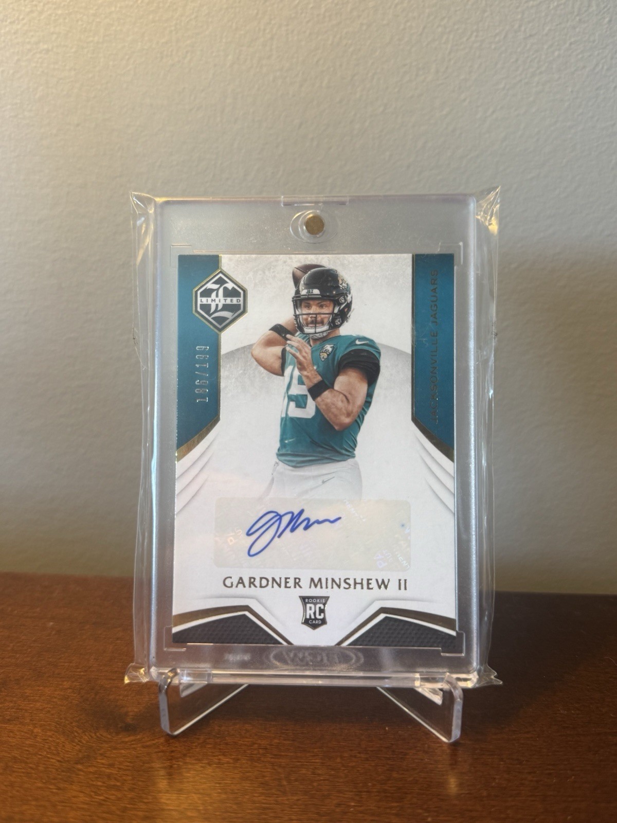 Gardner Minshew II Panini Limited #181 Autograph
