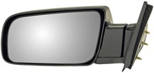 955-106 Manual Replacement Side View Mirror Compatible with black Driver Side