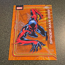 Topps 2026 Topps Chrome Marvel Spider-Man 2099 #164 Orange Wave Refractor 07/25